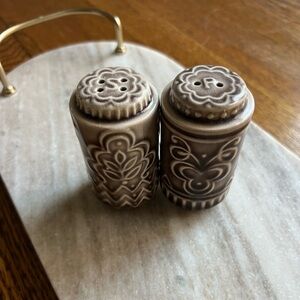 Anthropologie Salt and Pepper Shaker Set